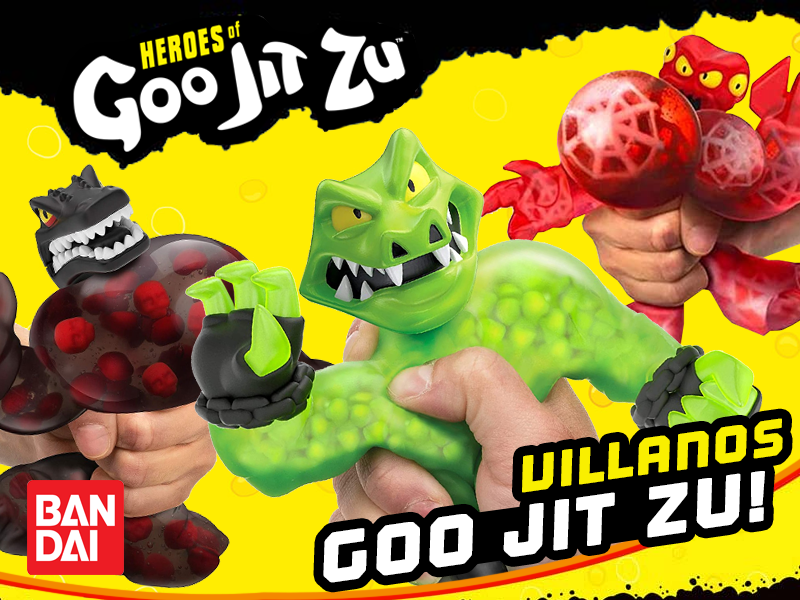 Bandai Rock Jaw Goo Jit Zu Heroes Action Figure Green
