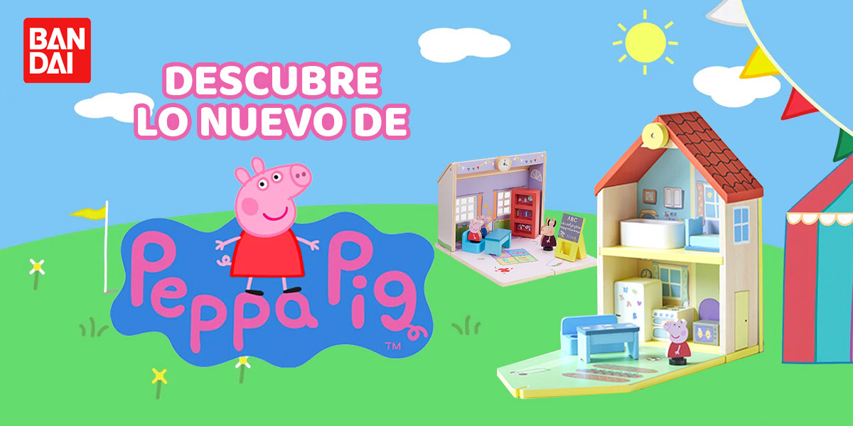 Portada Artículo Peppa Pig Juguetes de Madera y Material Reciclable -  BANDAI México