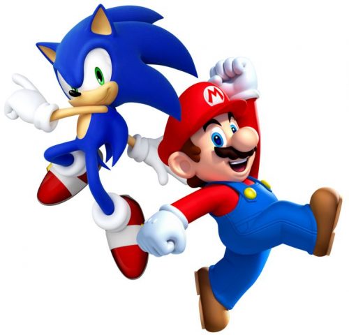 debate brillo llegada Sonic vs Mario Bros - BANDAI México